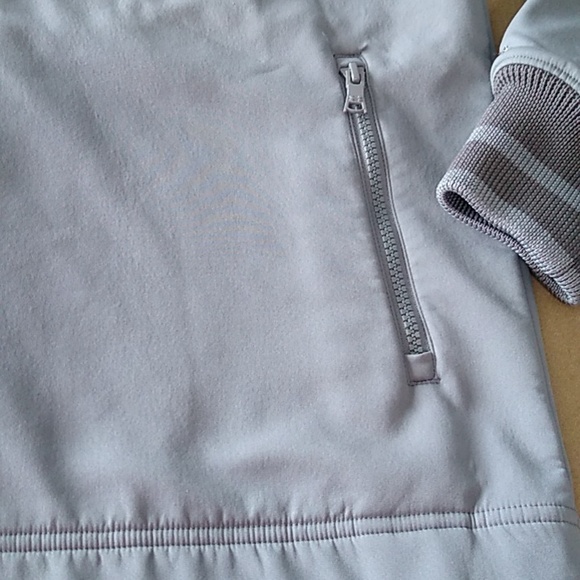 UNDER ARMOR STORM COAT SIZE M MEN GRAY WITH THREE ZIP POCKETS - Picture 5 of 14